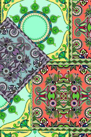 复古印花华亿平台图片