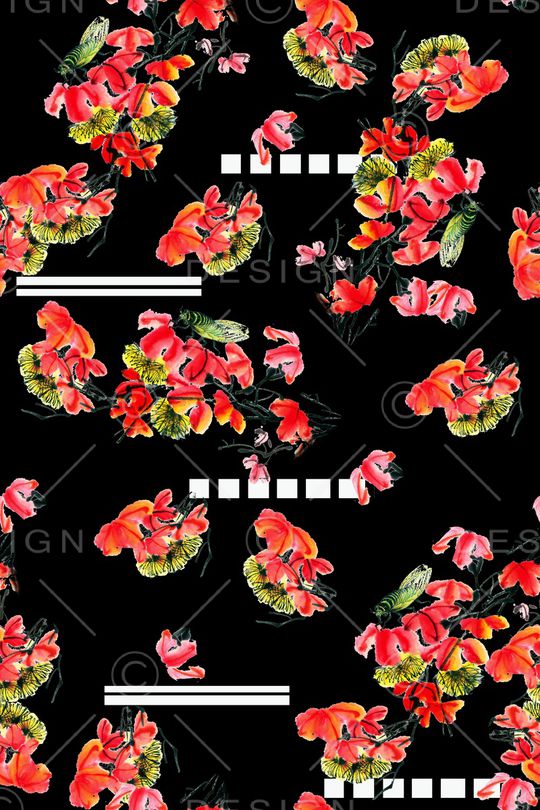 淑女印花华亿平台图片