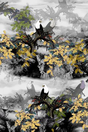 定位花印花华亿平台图片