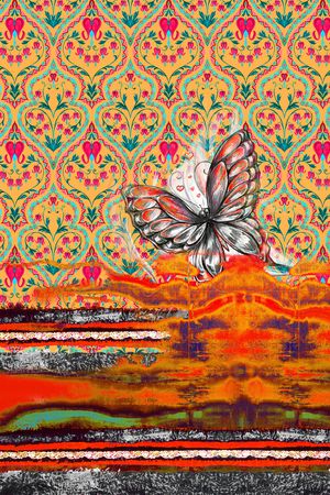 定位花印花华亿平台图片