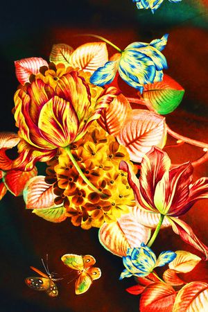 定位花印花华亿平台图片