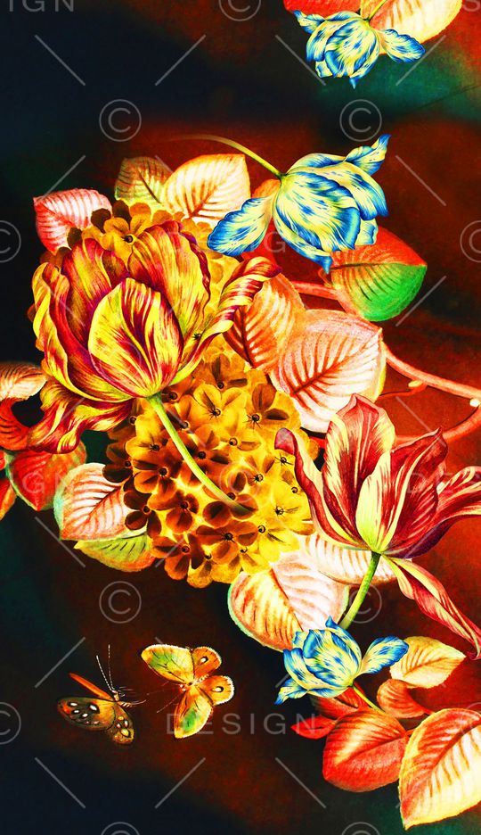 定位花印花华亿平台图片