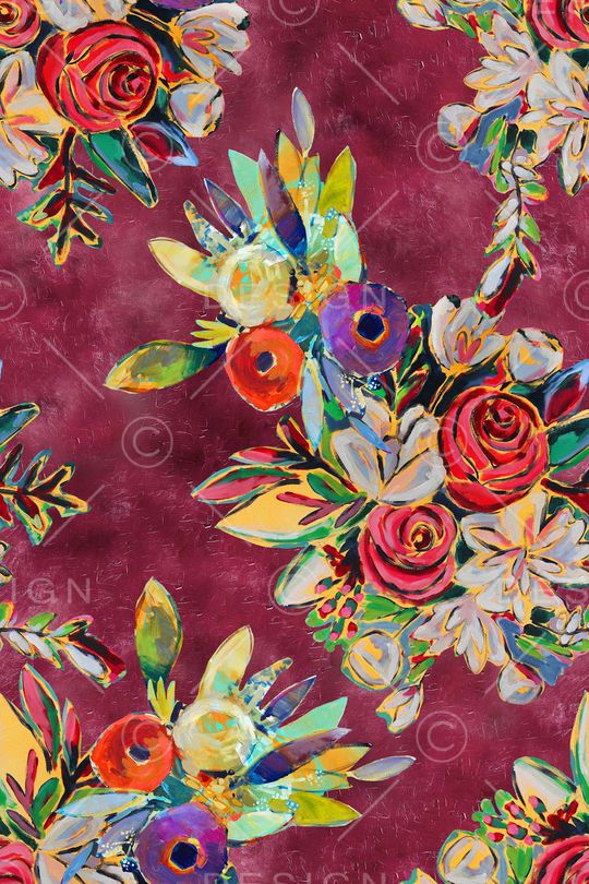 抽象印花华亿平台图片