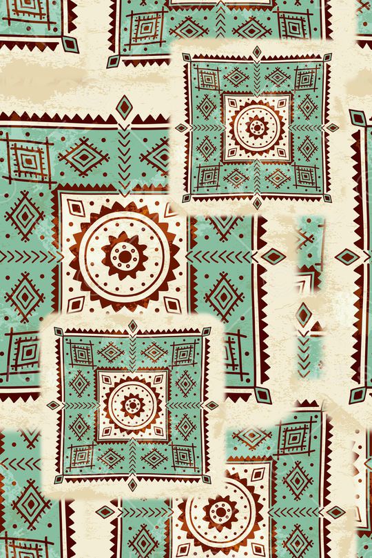 民族风印花华亿平台图片