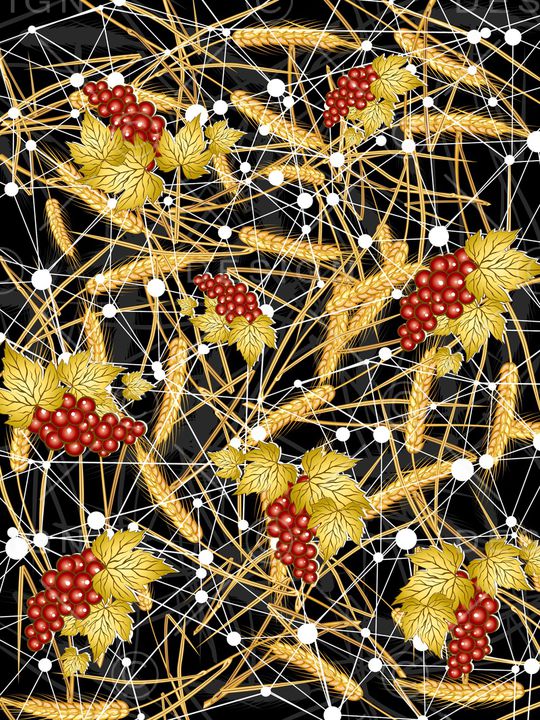 抽象印花华亿平台图片