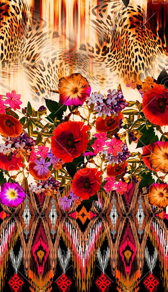 定位花印花华亿平台图片