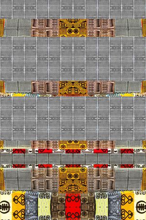 格子印花华亿平台图片