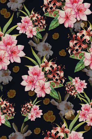 鲜花印花华亿平台图片