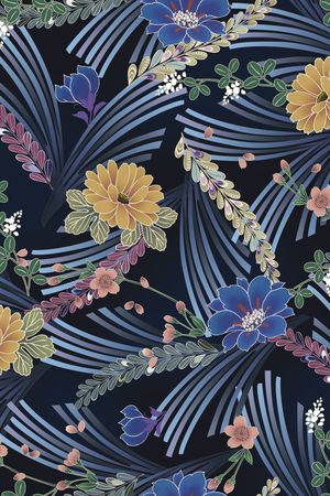 线条印花华亿平台图片