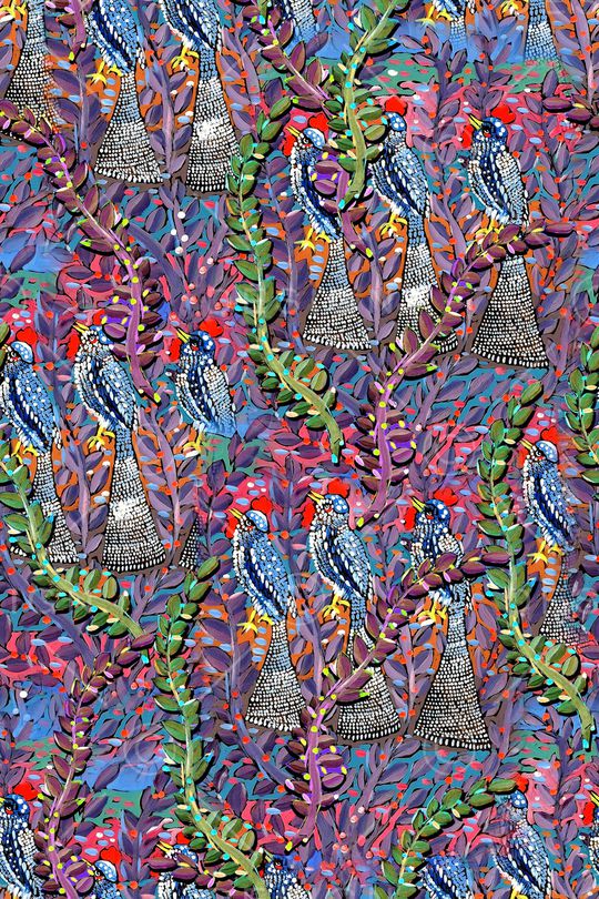 鸟印花华亿平台图片