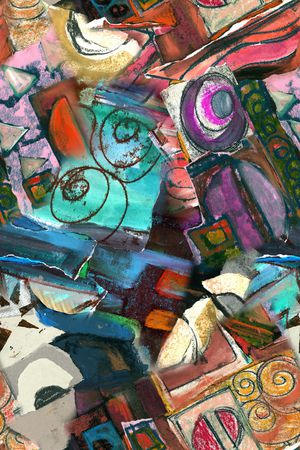 抽象印花华亿平台图片