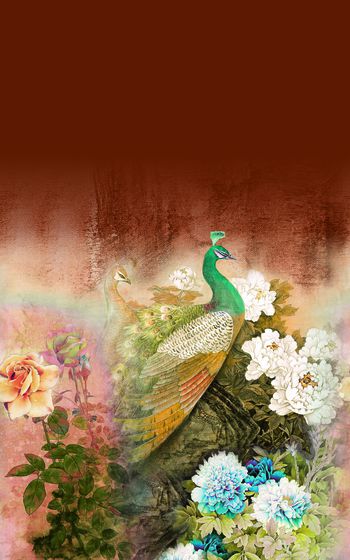 1091910-182# 定位孔雀 咖