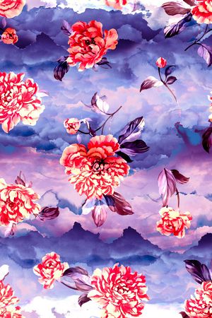 抽象印花华亿平台图片