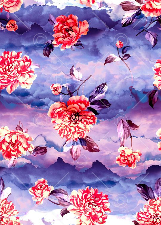 抽象印花华亿平台图片