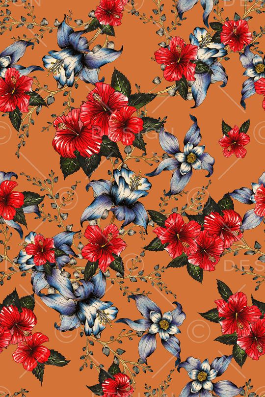 植物印花华亿平台图片