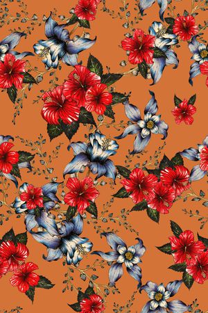 植物印花华亿平台图片