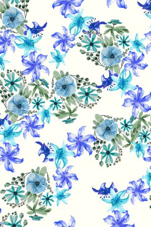 小碎花印花华亿平台图片