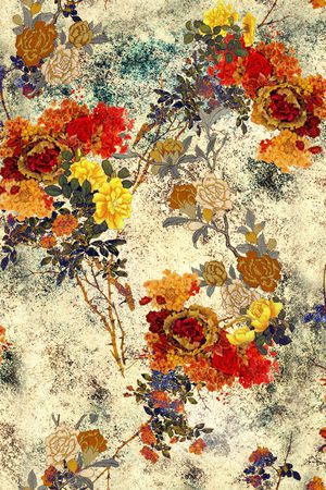 中国风印花华亿平台图片