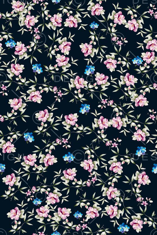 小碎花印花华亿平台图片