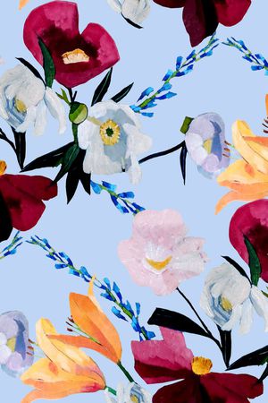 雪纺印花华亿平台图片