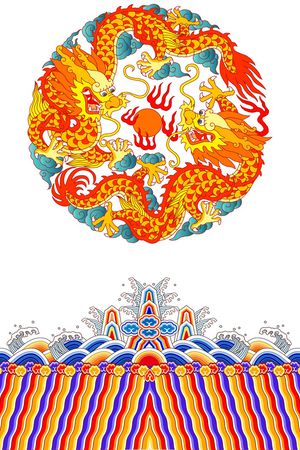 中国风印花华亿平台图片