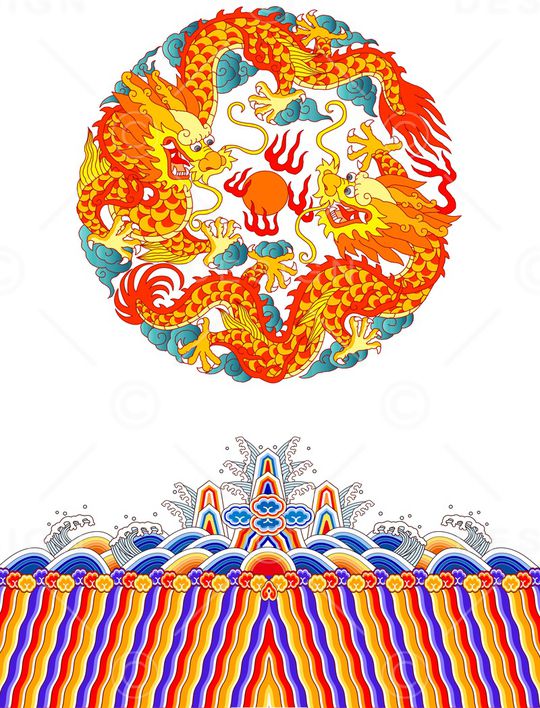 中国风印花华亿平台图片