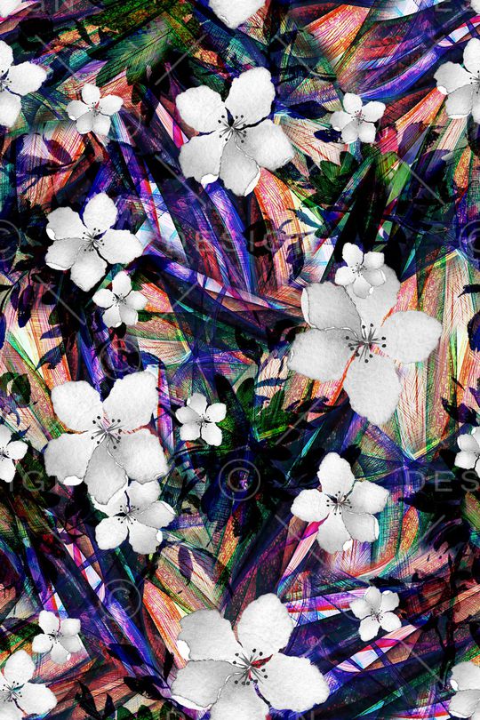 小碎花印花华亿平台图片