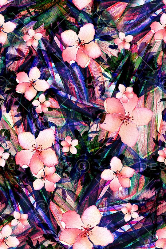 小碎花印花华亿平台图片