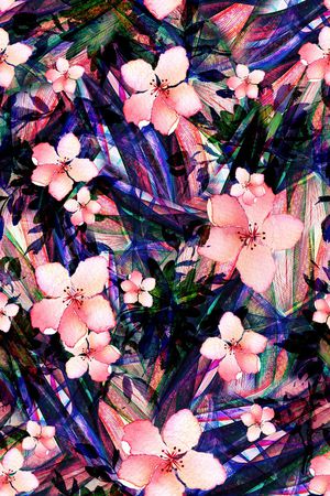 小碎花印花华亿平台图片