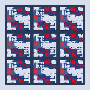 抽象印花华亿平台图片