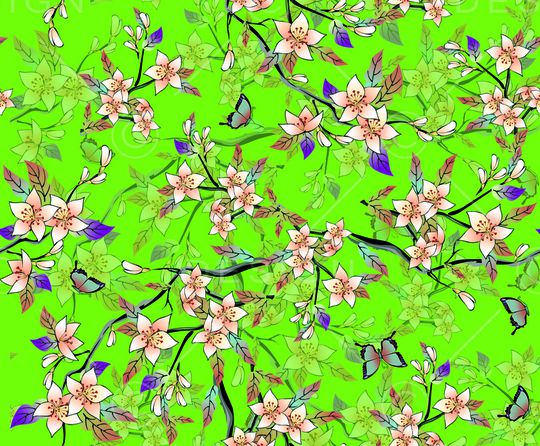 中国风印花华亿平台图片