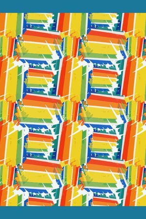 抽象印花华亿平台图片