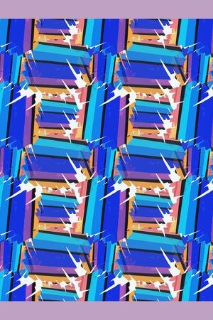 抽象印花华亿平台图片