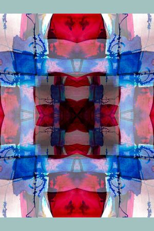 抽象印花华亿平台图片