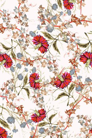 小碎花印花华亿平台图片