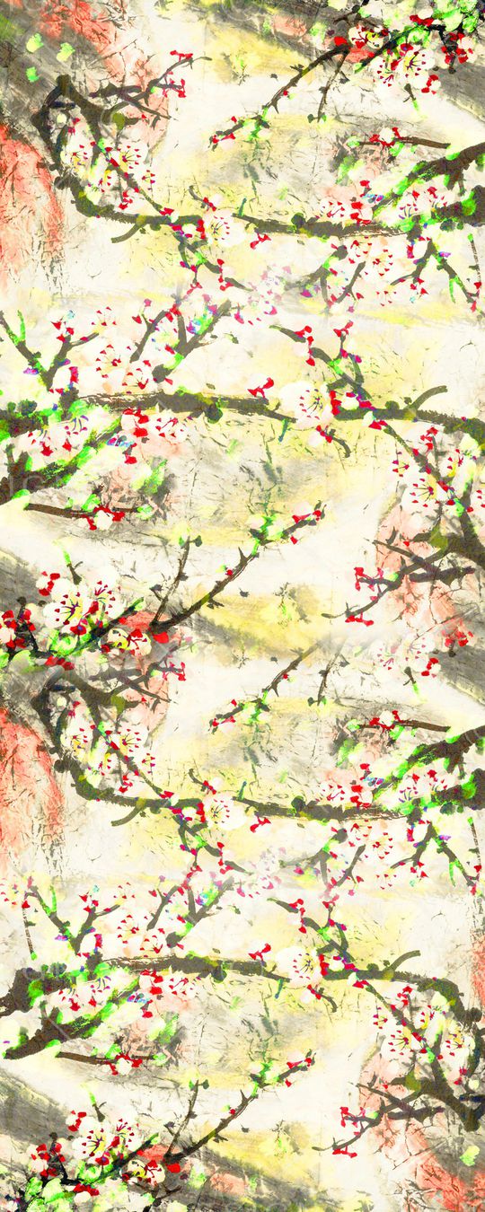 梅花印花华亿平台图片