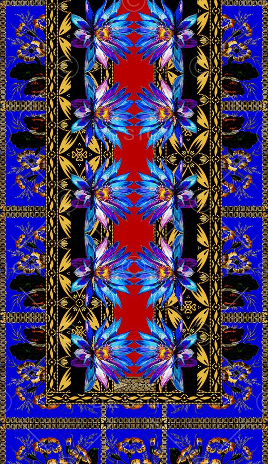 定位花印花华亿平台图片