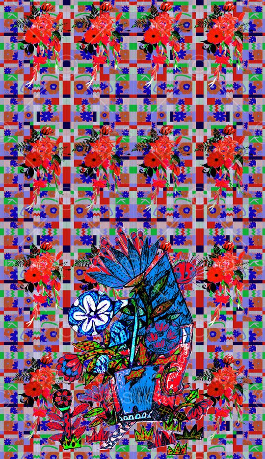 定位花印花华亿平台图片