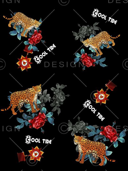 玫瑰花印花华亿平台图片