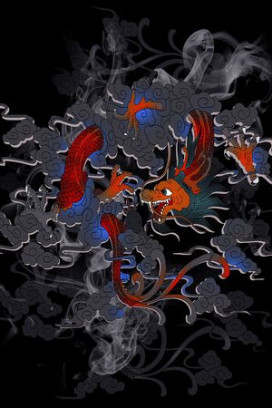 中国风印花华亿平台图片