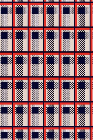 格子印花华亿平台图片