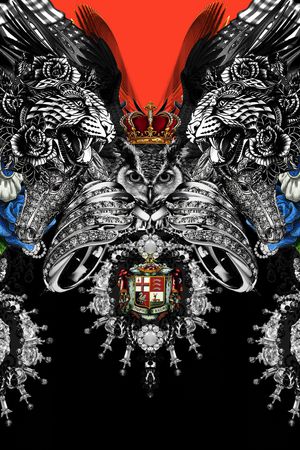 抽象印花华亿平台图片