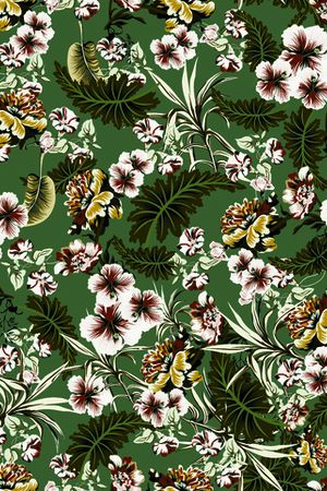 小碎花印花华亿平台图片