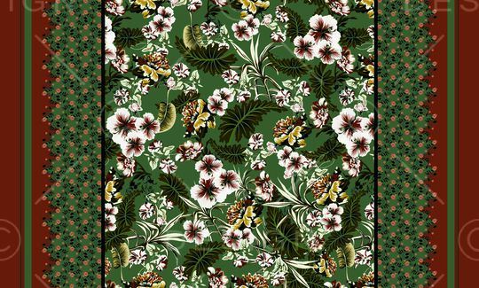 小碎花印花华亿平台图片