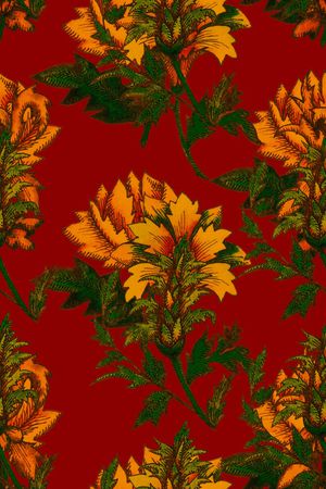 植物印花华亿平台图片