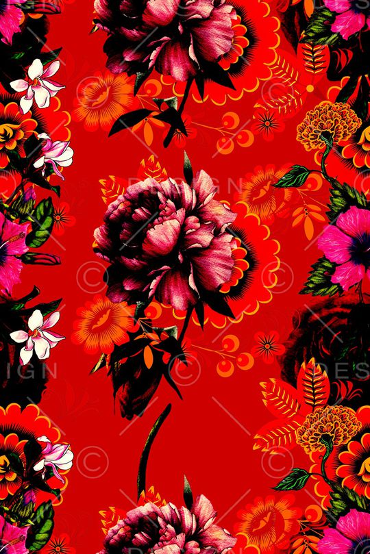 植物印花华亿平台图片