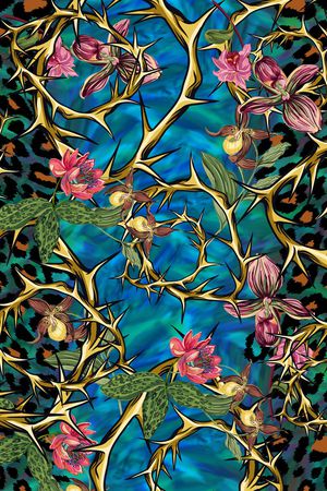 抽象印花华亿平台图片