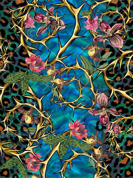 抽象印花华亿平台图片