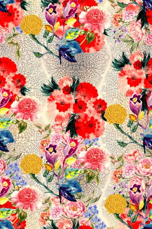 植物印花华亿平台图片