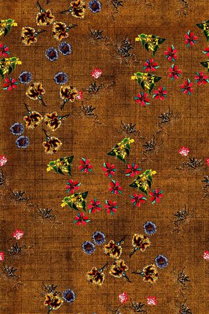 植物印花华亿平台图片